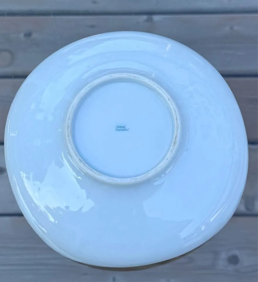 Antique Nippon Noritake Hand Painted Chestnut/Acorn Scalloped Bowl (Circa 1910s) - photo 10