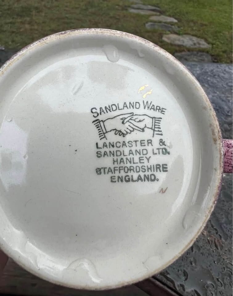 Vintage Lancaster & Sandland Pink Lusterware Pitchers - Dickens Set - photo 4