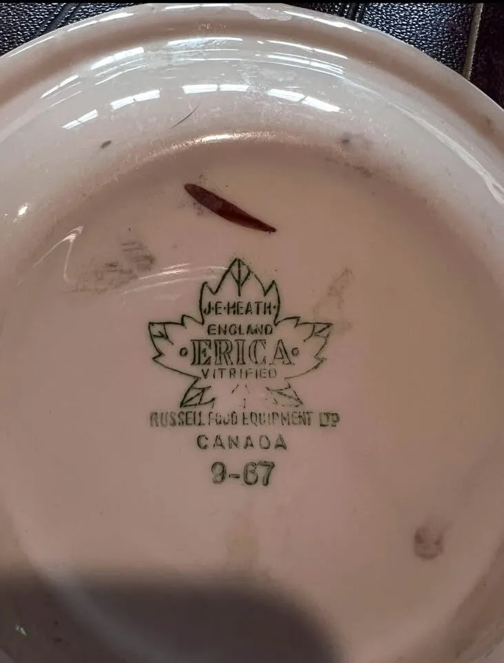Vintage J.E. Heath Erica Stoneware Cup & Saucer - Banff School of Fine Arts 1967 - photo 5