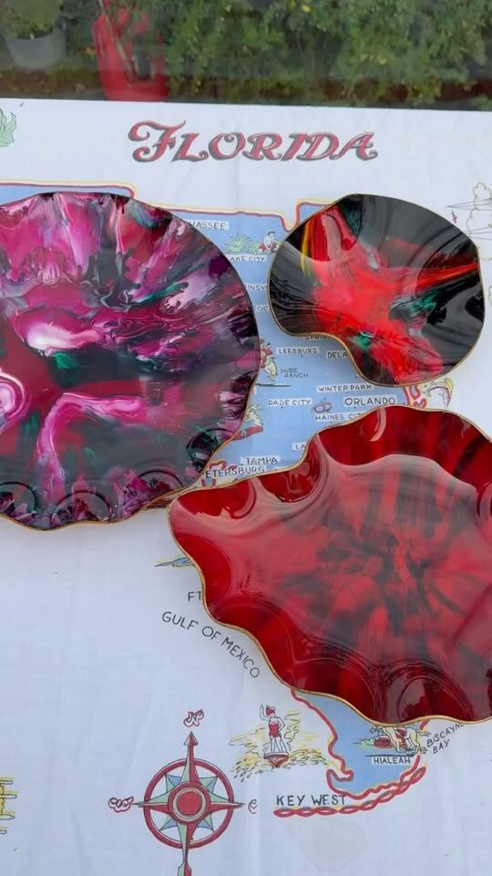 Vintage 1960s MCM "Seetusee" Canadian Glass Set (3-Piece Trio) - photo 1