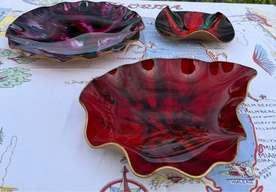 Vintage 1960s MCM "Seetusee" Canadian Glass Set (3-Piece Trio) - photo 6