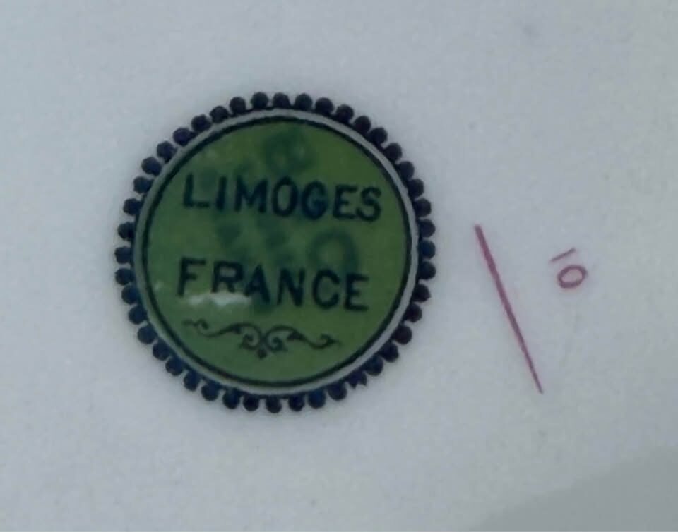 Vintage La Seynie Limoges France Porcelain Bowl – Perfect Centerpiece! - photo 3
