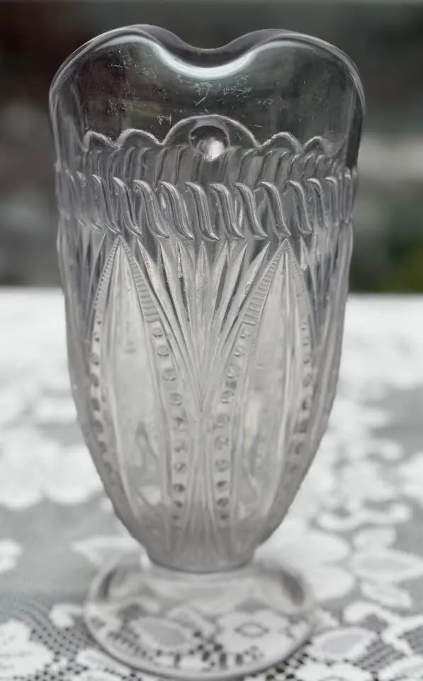 Antique EAPG Water Pitcher Diamond Flint Glass (c. 1903) - photo 2