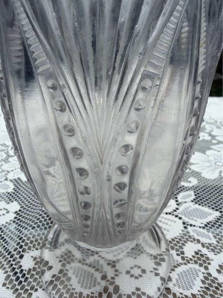 Antique EAPG Water Pitcher Diamond Flint Glass (c. 1903) - photo 3