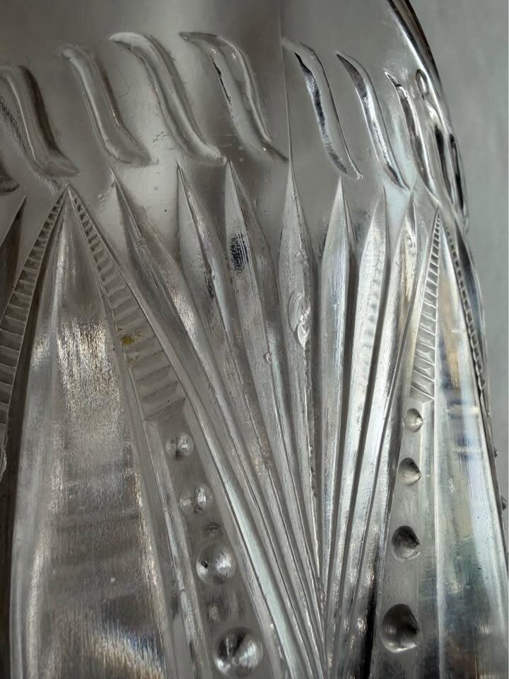 Antique EAPG Water Pitcher Diamond Flint Glass (c. 1903) - photo 9