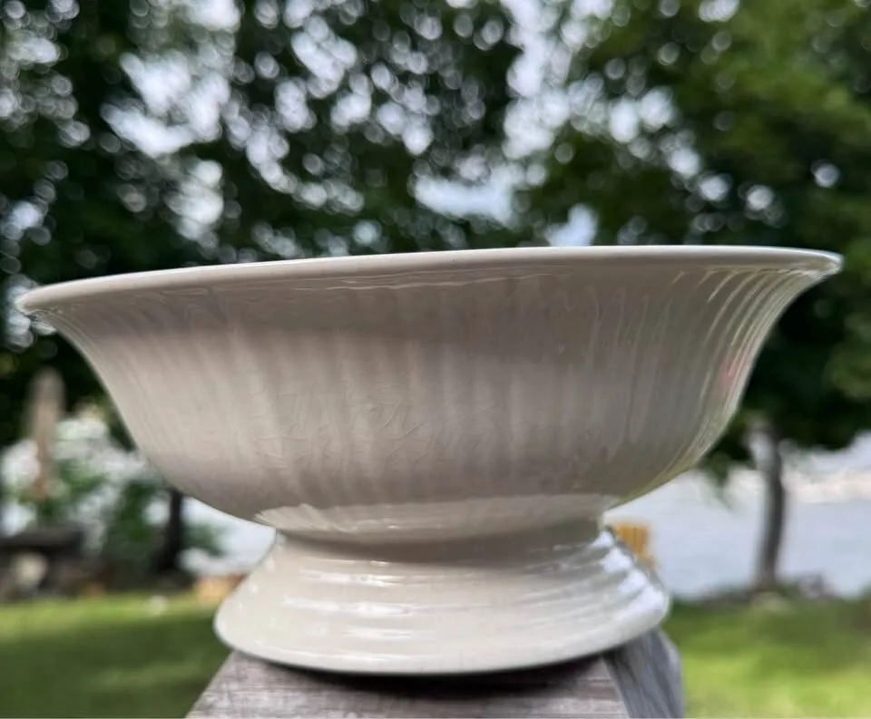 Antique Wedding Anniversary Pedestal Bowl Royal Staffordshire - photo 4