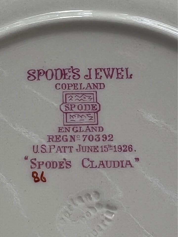 Spode Copeland “Claudia” Dinner Plates Partial Set - photo 4