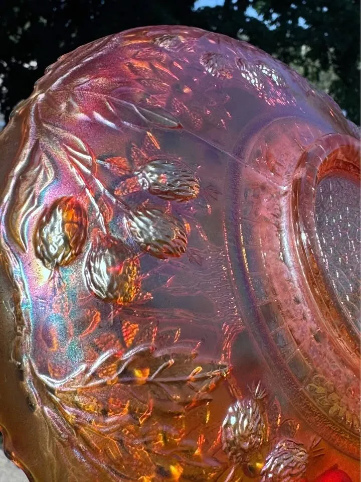 Vintage Carnival Glass Bowl - photo 5