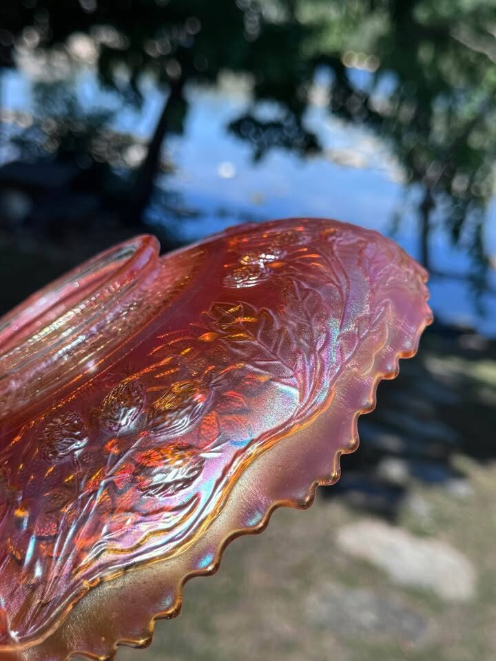 Vintage Carnival Glass Bowl - photo 6