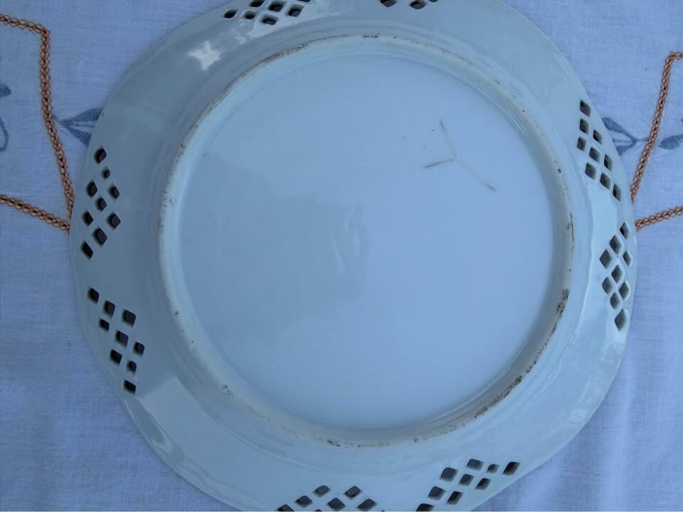 Antique Reticulated Porcelain Plates – Pirkenhammer & Portrait - photo 6