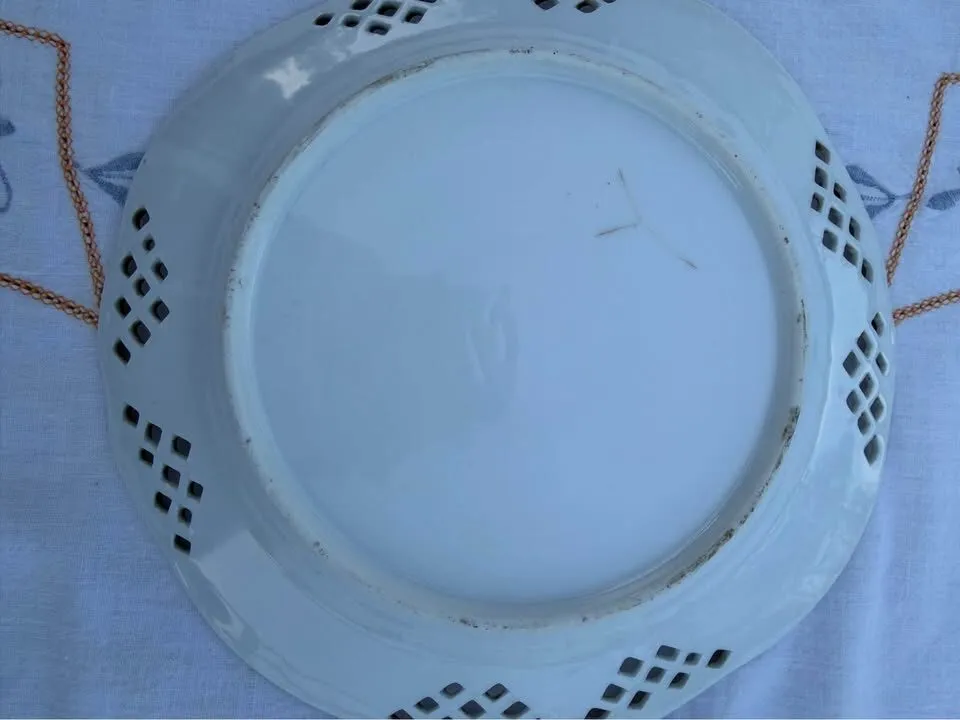 Antique Reticulated Porcelain Plates – Pirkenhammer & Portrait - photo 6
