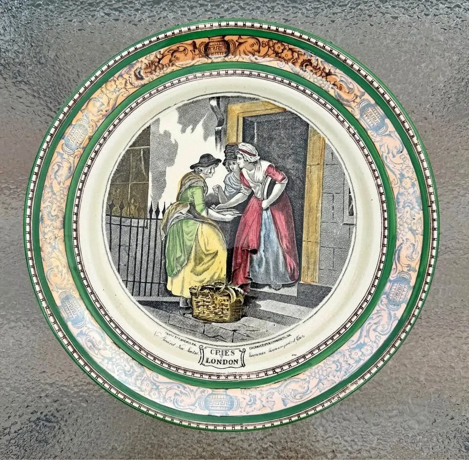 Rare Antique Adams "Cries of London" Collectible Plate - photo 1