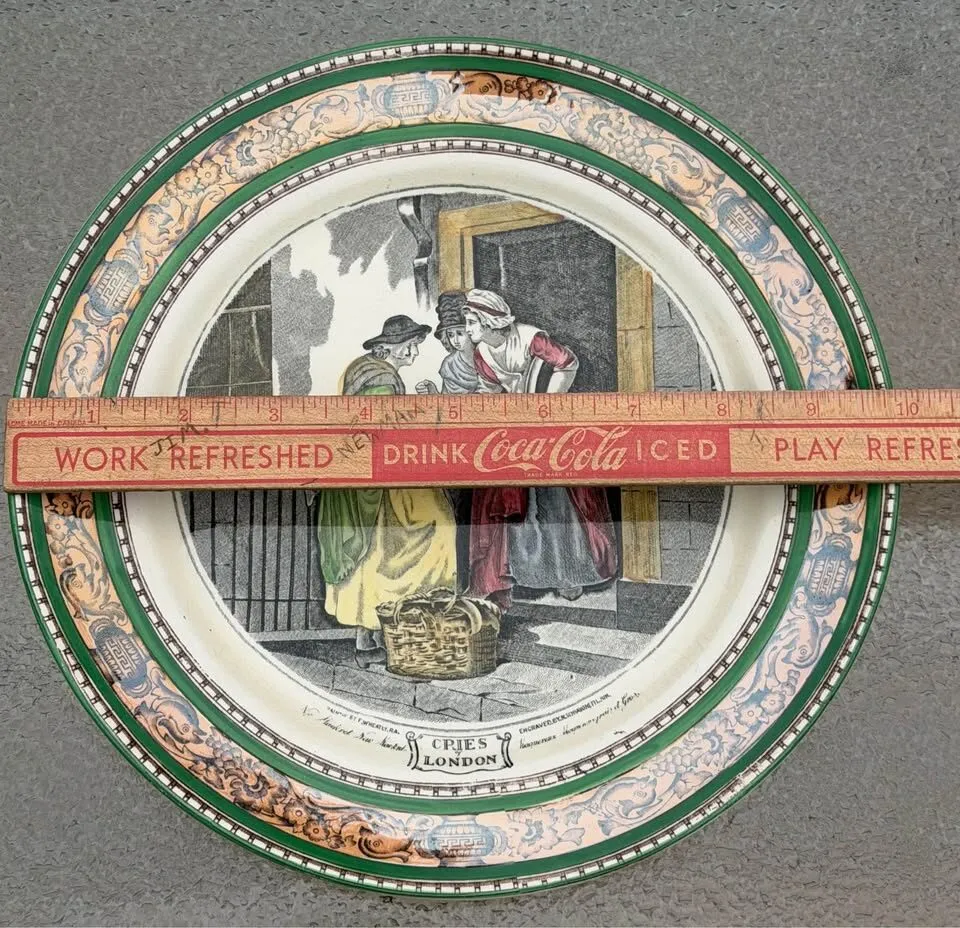 Rare Antique Adams "Cries of London" Collectible Plate - photo 3
