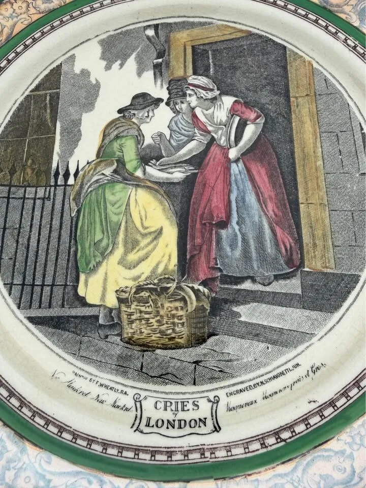 Rare Antique Adams "Cries of London" Collectible Plate - photo 4
