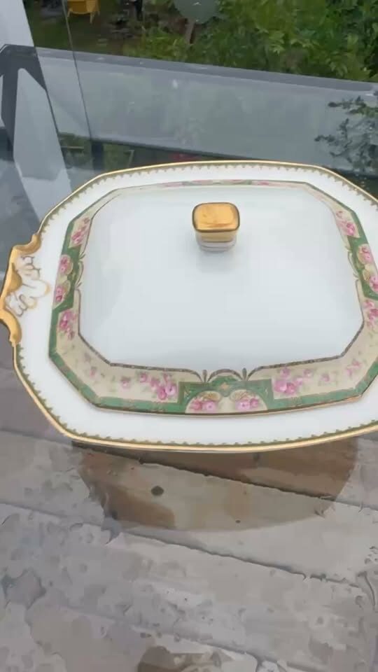 Pristine Antique T&V Limoges "La Cloche" Covered Tureen (c. 1892-1907)