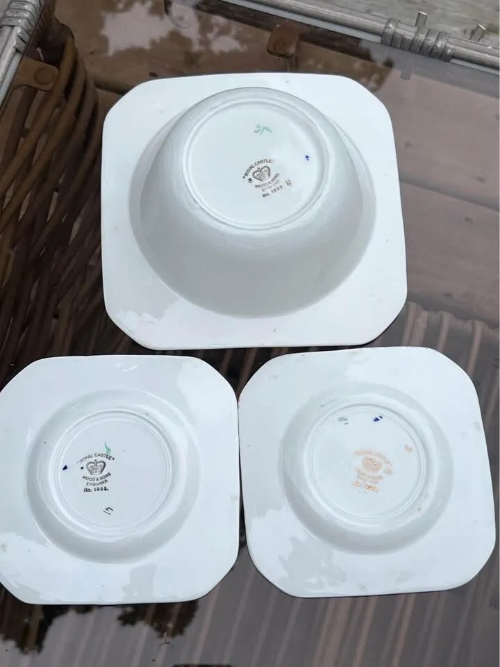 Vintage 1930s Wood & Sons "Napoli" Imari -10 Piece Dinnerware Set with Platter - photo 8