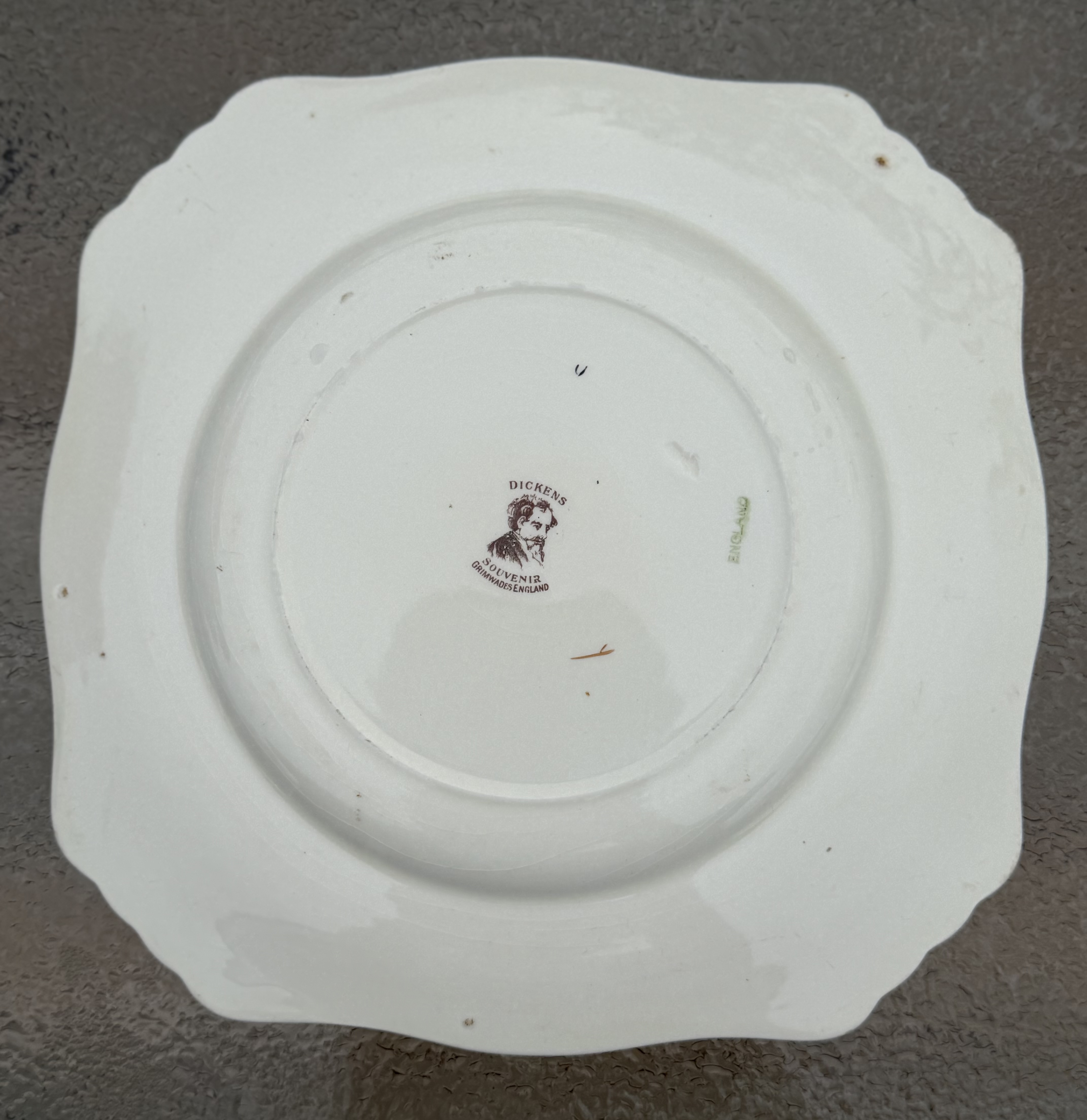 Vintage Royal Winton Grimwades "Mr. Pickwick" Dickens Plate (As-Is) - photo 4