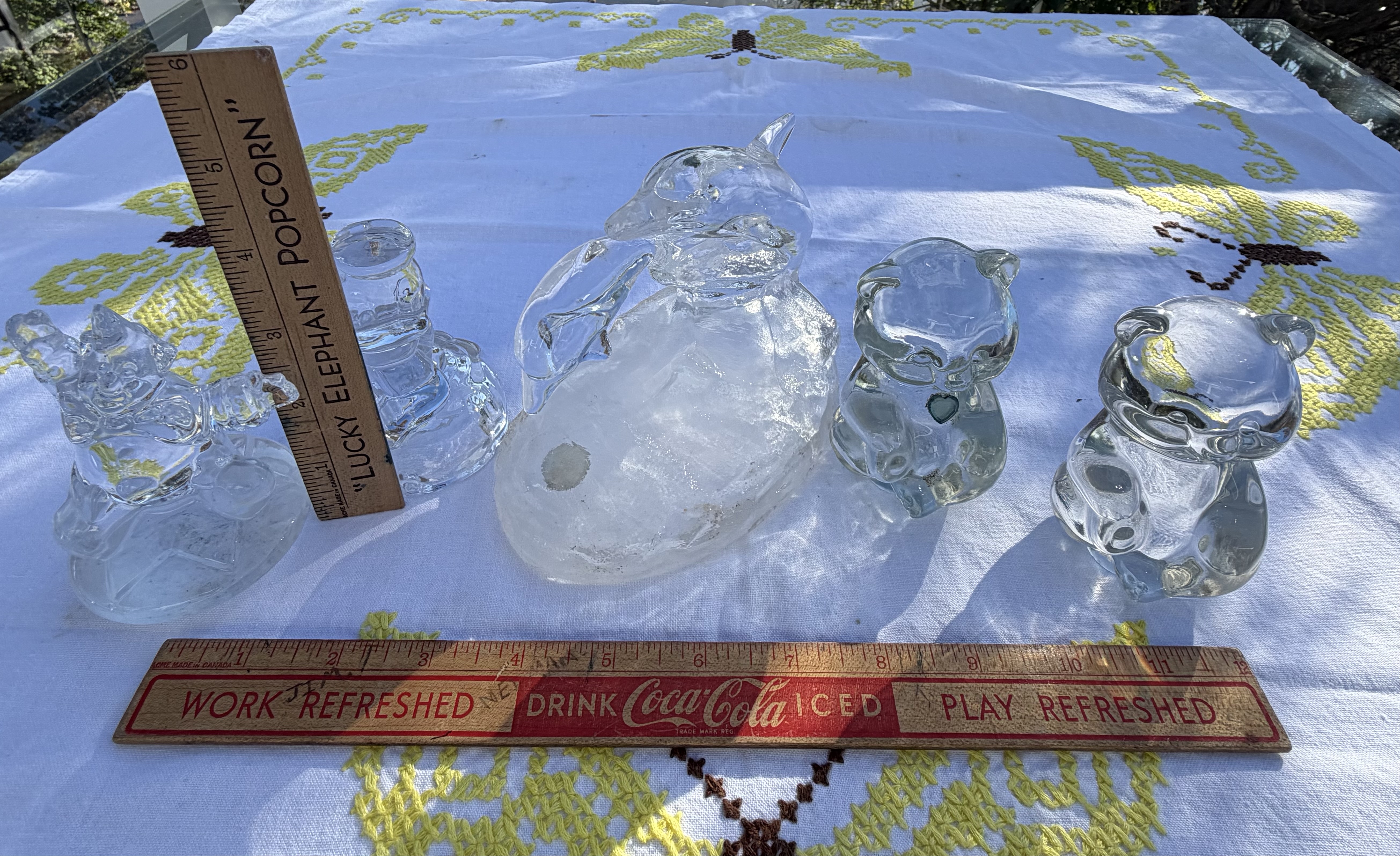 Collector’s Vintage Glass Lot – Disney, Fenton Bear, Rocking Clown - photo 6