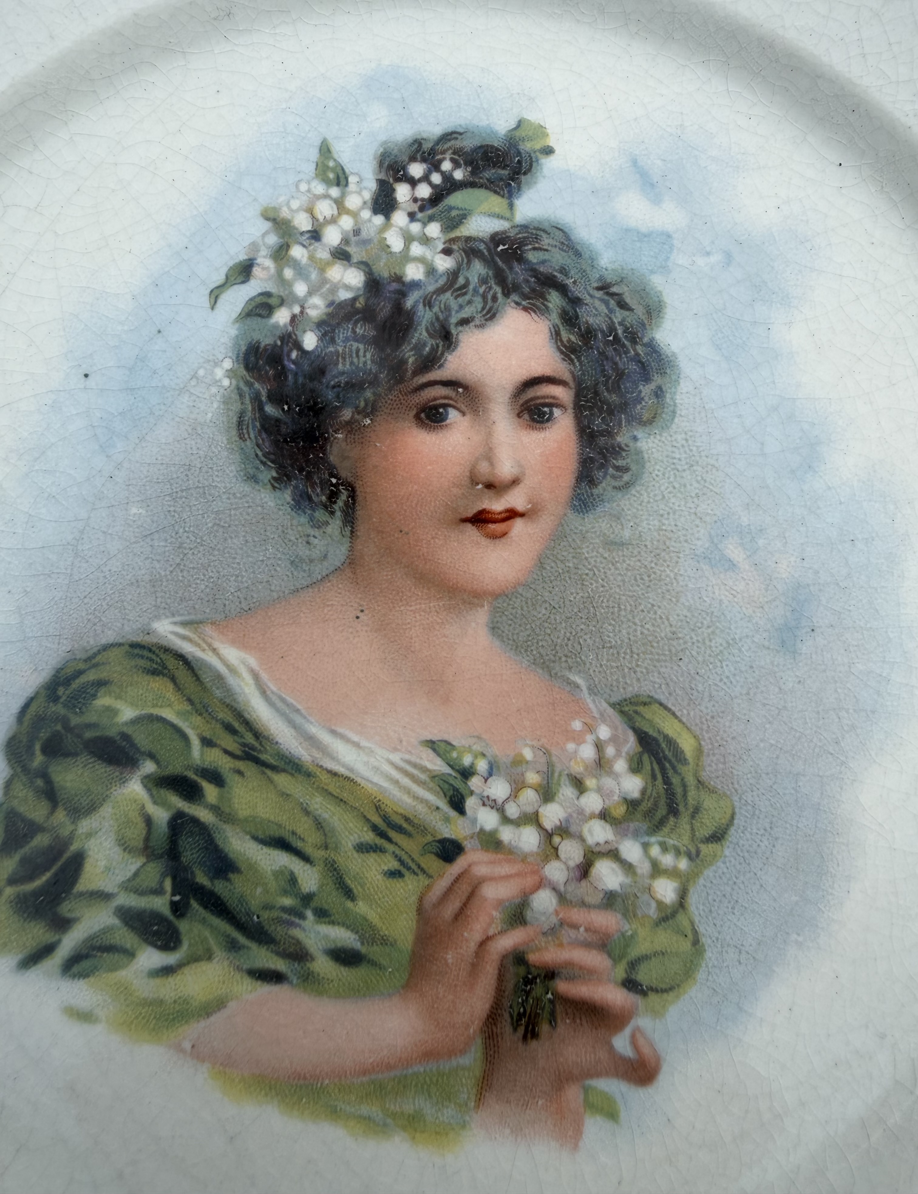 Antique Portrait Plates - 1905 St. Louis Souvenir & Victoria Austria - photo 2