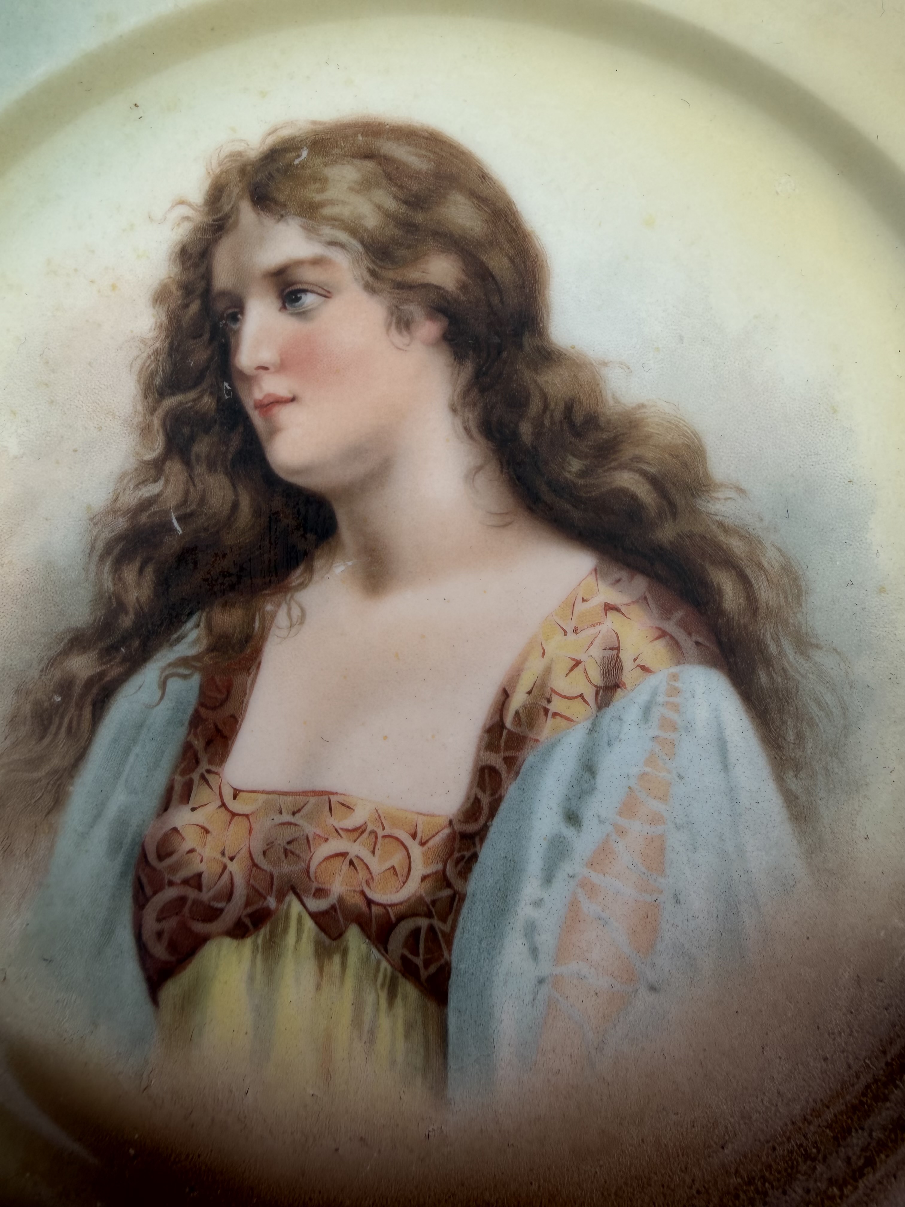 Antique Portrait Plates - 1905 St. Louis Souvenir & Victoria Austria - photo 3