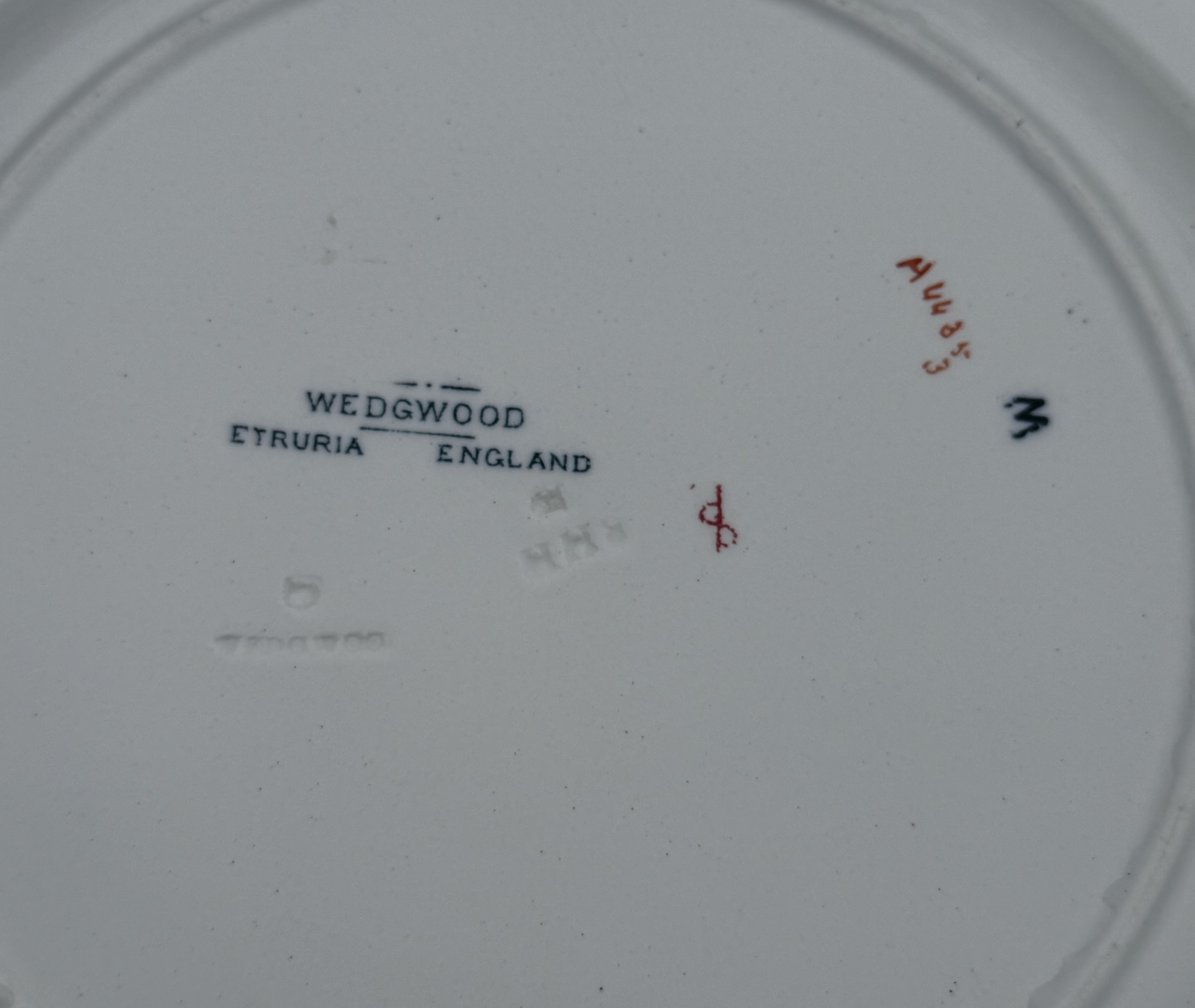 Rare Antique Wedgwood Etruria Hand-Painted Cabinet Plate (10”) - March 1898 - photo 4