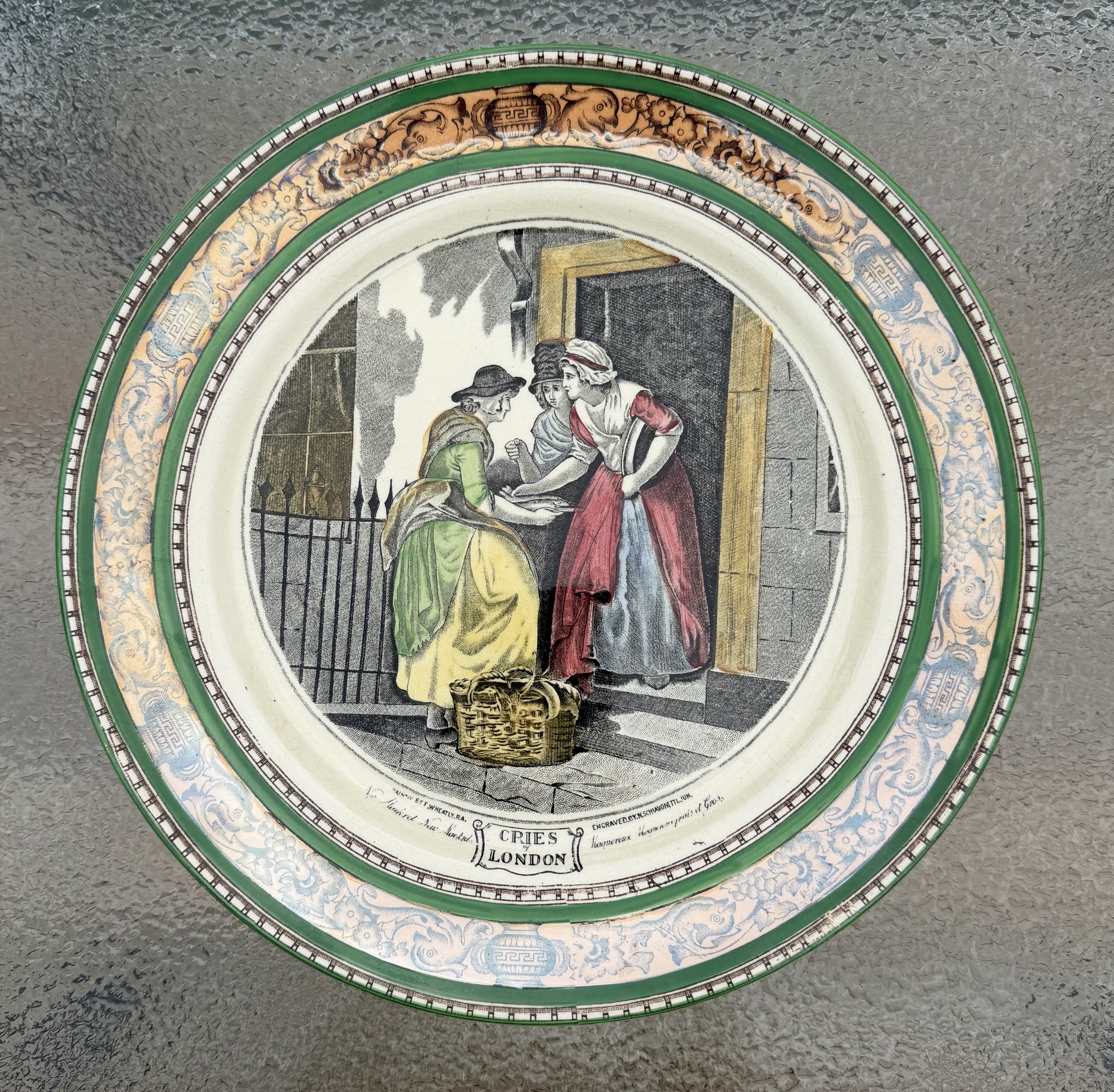 Rare Antique Adams "Cries of London" Collectible Plate - photo 6